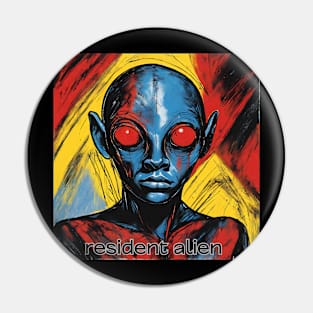 resident alien Pin