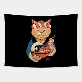 Ramen Meowster Tapestry