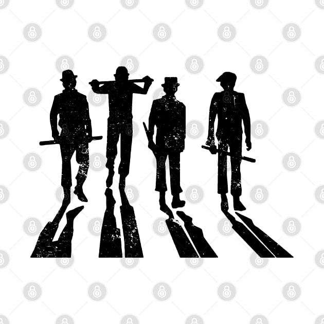 A Clockwork Orange Droogs Stencil Silhouette by CultureClashClothing