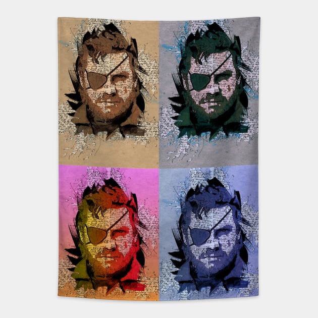 The PHANTOM Venom Snake Big Boss MGS Tapestry by Naumovski