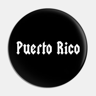 Puerto Rico 80's Metal Band Rock n Roll Pin