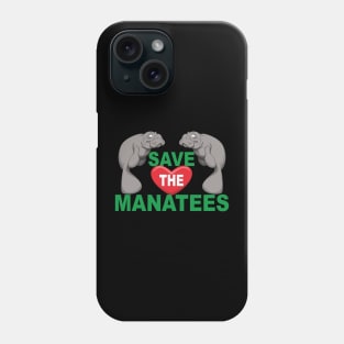 Save the Manatees Phone Case