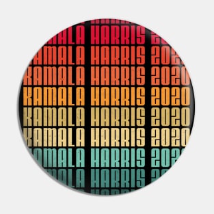 Kamala Harris 2020 Vintage Typography Pin