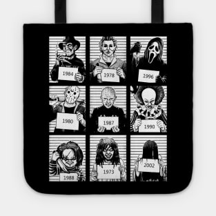 Halloween Mug Shot / Horror Movie Character Tote