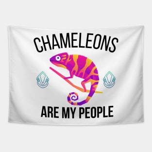 Vintage Color Chameleon Rainbow Tapestry