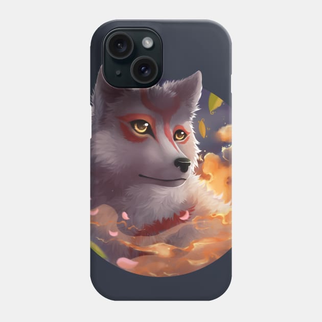 Okami - heaven's illumination Phone Case by NezuPanda