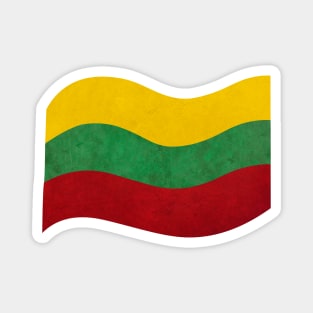 The flag of Lithuania Magnet