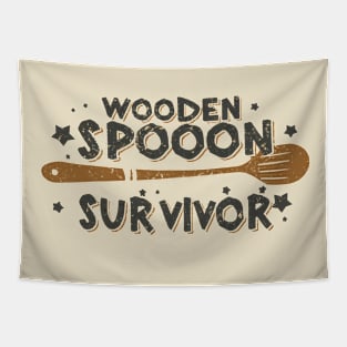 wooden spoon survivor Tapestry