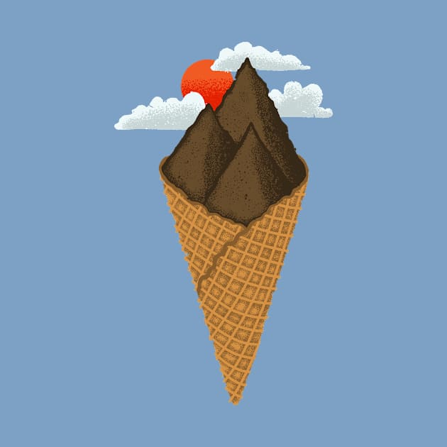 Ice Cream Mountain by TBDtshirts