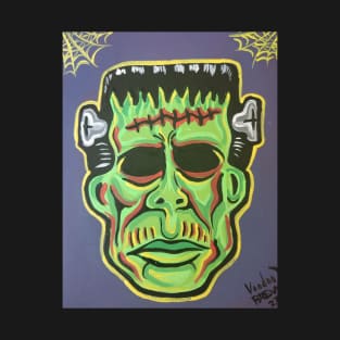 Ben cooper style monster mask collegeville costume 80s creature mask frankenstein T-Shirt