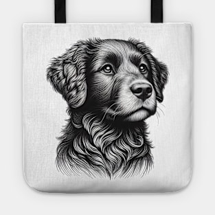 Dog black Tote