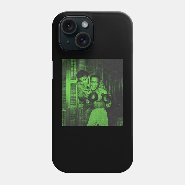 muhammad ali-halftone Phone Case by Ecsa