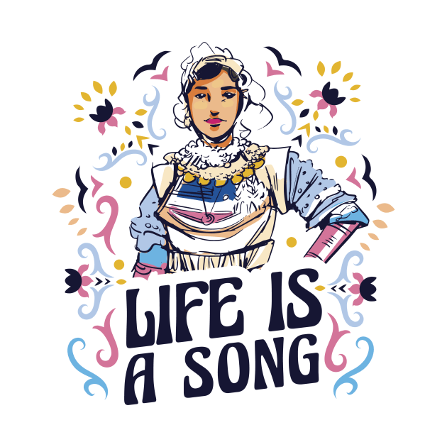 Life Song  P R t shirt by LindenDesigns