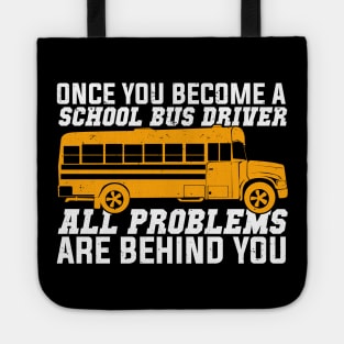 Funny School Bus Driver Gift Tote