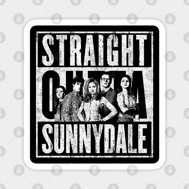 Straight Outta Sunnydale Magnet by huckblade