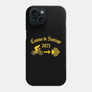 Camino de Santiago de Compostela Male Cyclist 2023 Phone Case