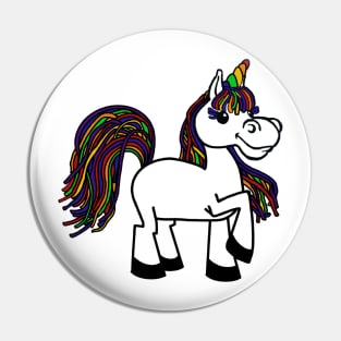 Rainbow unicorn Pin