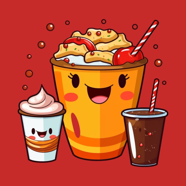 kawaii  junk food T-Shirt cute  funny by nonagobich