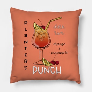 Cocktail Sign F Pillow