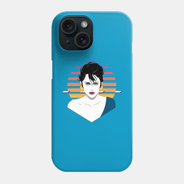 Nagel-style Vaporwave Portrait Phone Case by OldSalt