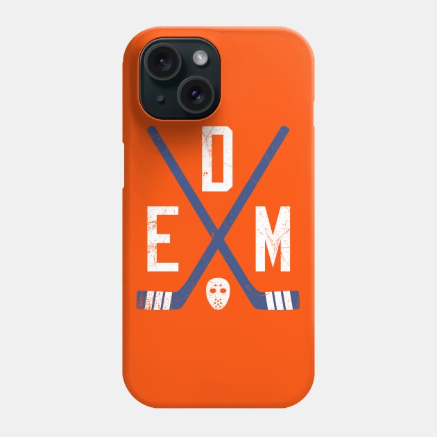 EDM Retro Sticks - Orange Phone Case by KFig21