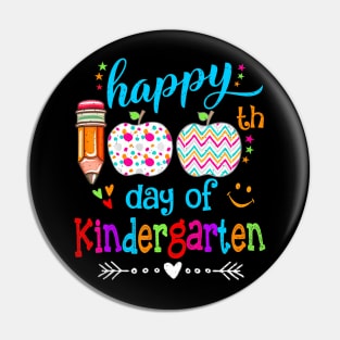 Happy 100Th Day Of School Kindergarten Teacher Or Student Pin