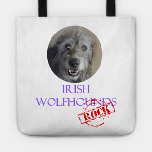 Irish Wolfhounds Rock! Tote