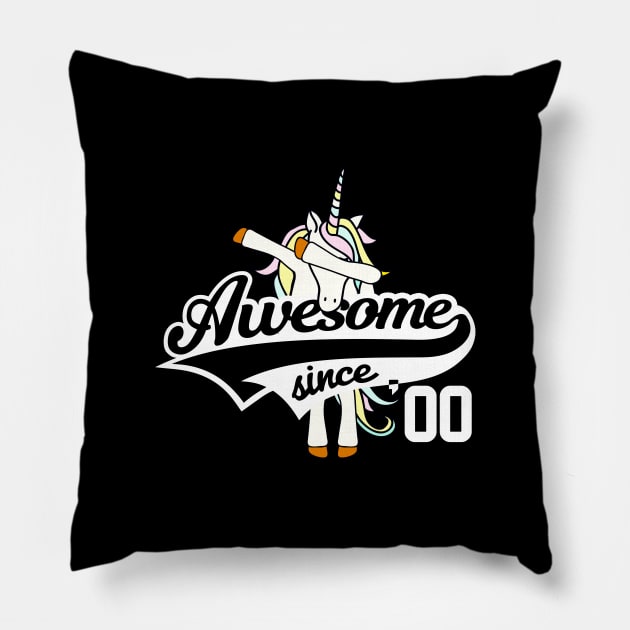 Awesome since 2000 Pillow by hoopoe