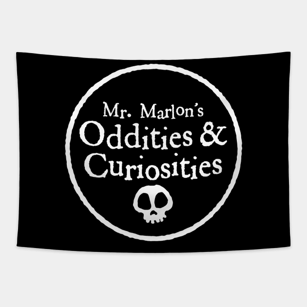 Mr. Marlon's Oddities and Curiosities Tapestry by MacMarlon