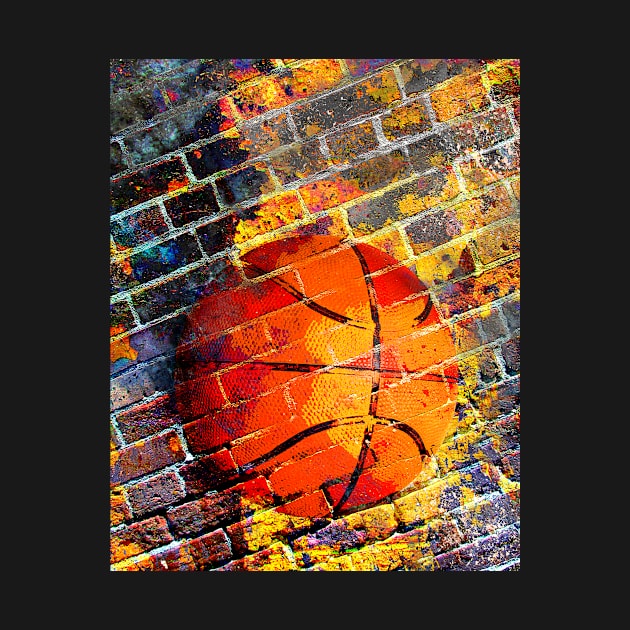 Basketball art print swoosh 105- basketball artwork by takumipark