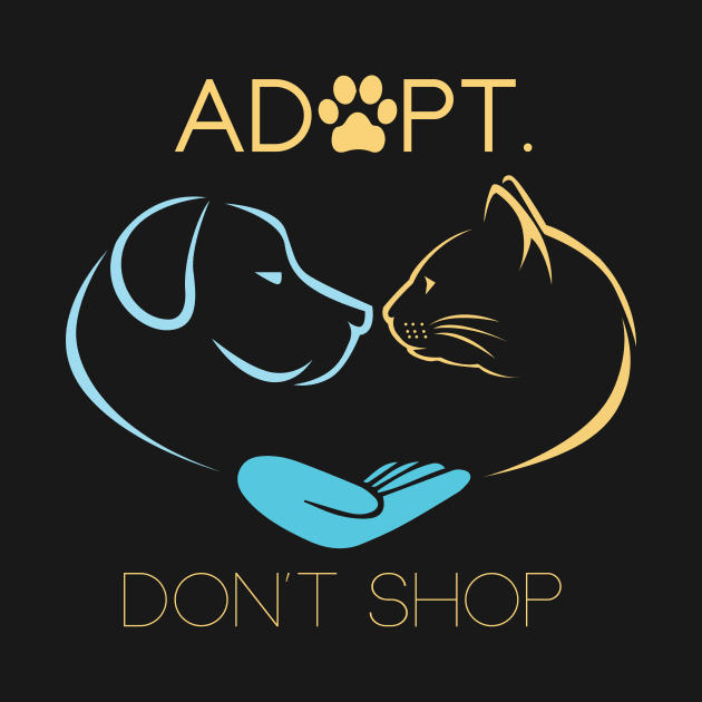 Adopt Don't Shop Animal Rescue Lovers by GDLife