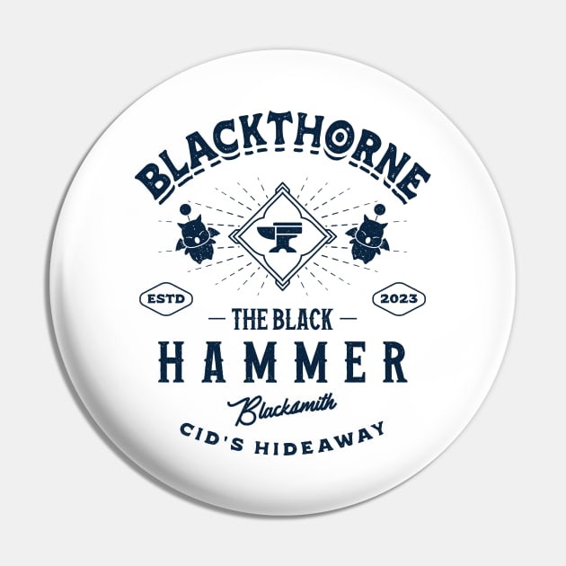 Blackthorne Hideaway Blacksmith Emblem Pin by Lagelantee