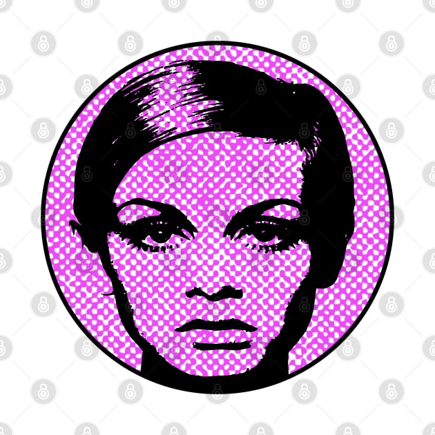 TWIGGY - (Violet Print) by RCDBerlin