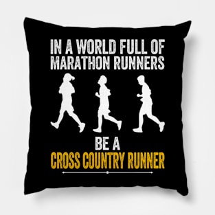 XC Cross Country Runner Coach Pillow