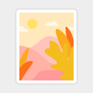 Pastel Landscape Magnet