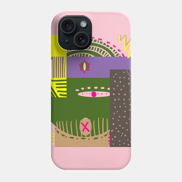 Abstract 5 Phone Case by nelateni