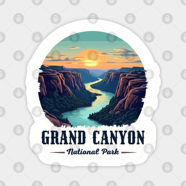 Grand Canyon National Park Magnet by JessArty