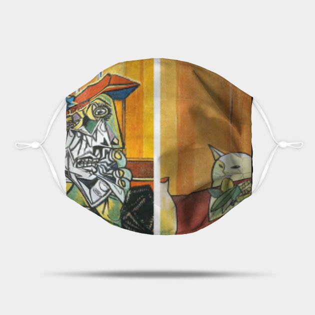 funny-cat-at-dinner-table-meme-smudge-the-cat-mask-teepublic