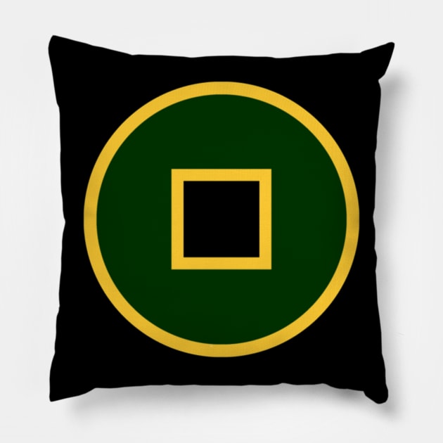 Earth Kingdom flag Pillow by selmaeelsharon