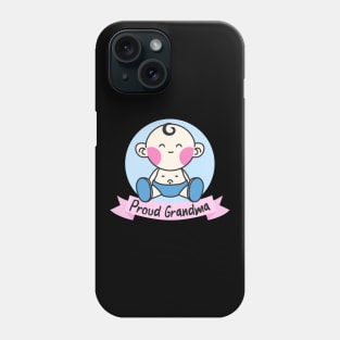 Proud Grandma Family Baby Birth Grandparents Phone Case