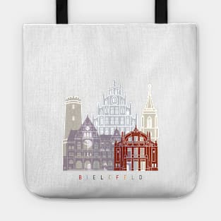 Bielefeld skyline poster Tote