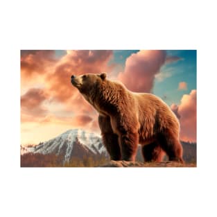 Grizzly Bear Animal Nature Majestic Wild T-Shirt