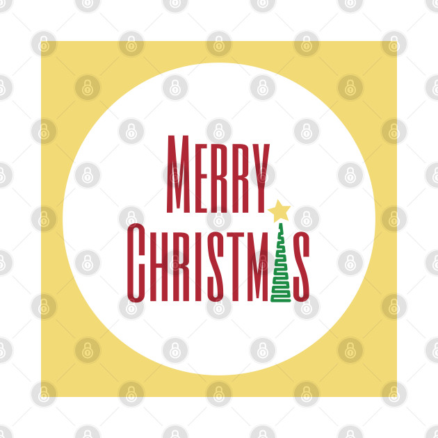 Merry Christmas typography by kallyfactory