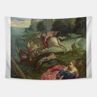 Saint George and the Dragon by Tintoretto Tapestry