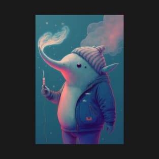 Smoking Elephant T-Shirt