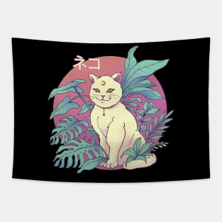 Vapor Cat Tapestry