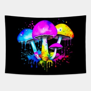 Magic Mushrooms colorful Tapestry