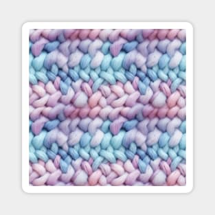 Pastel Knit Waves Magnet