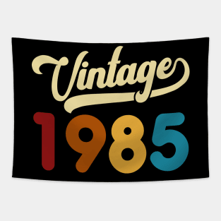 1985 Vintage Gift 35th Birthday Retro Style Tapestry