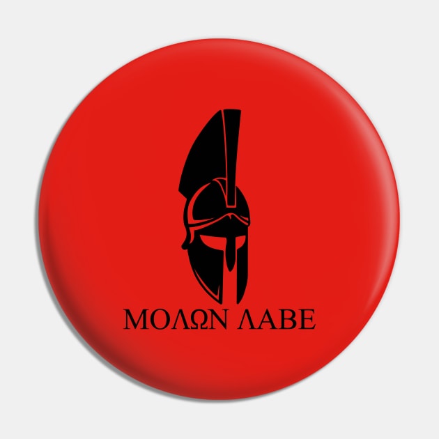 Mod.5 Molon Labe Greek Spartan Pin by parashop